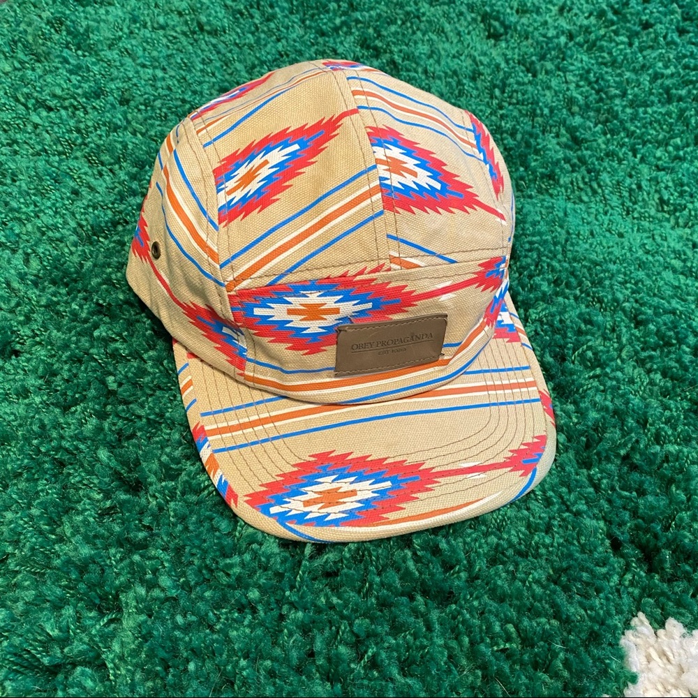 Obey Propaganda - Aztec Print Panel Hat